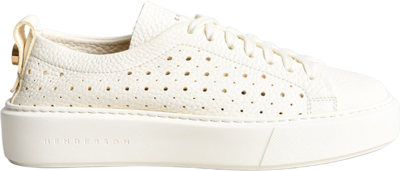 Henderson Baracco Sneaker traforata color burro