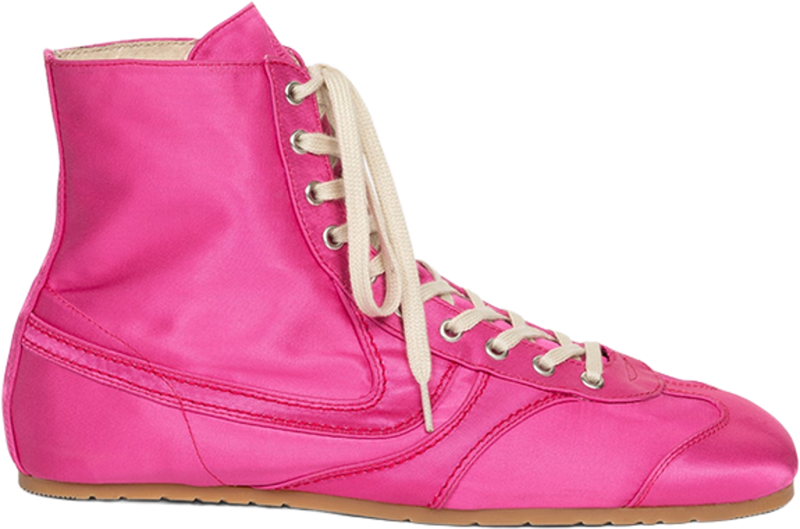 Dries van Noten Satin high top sneakers