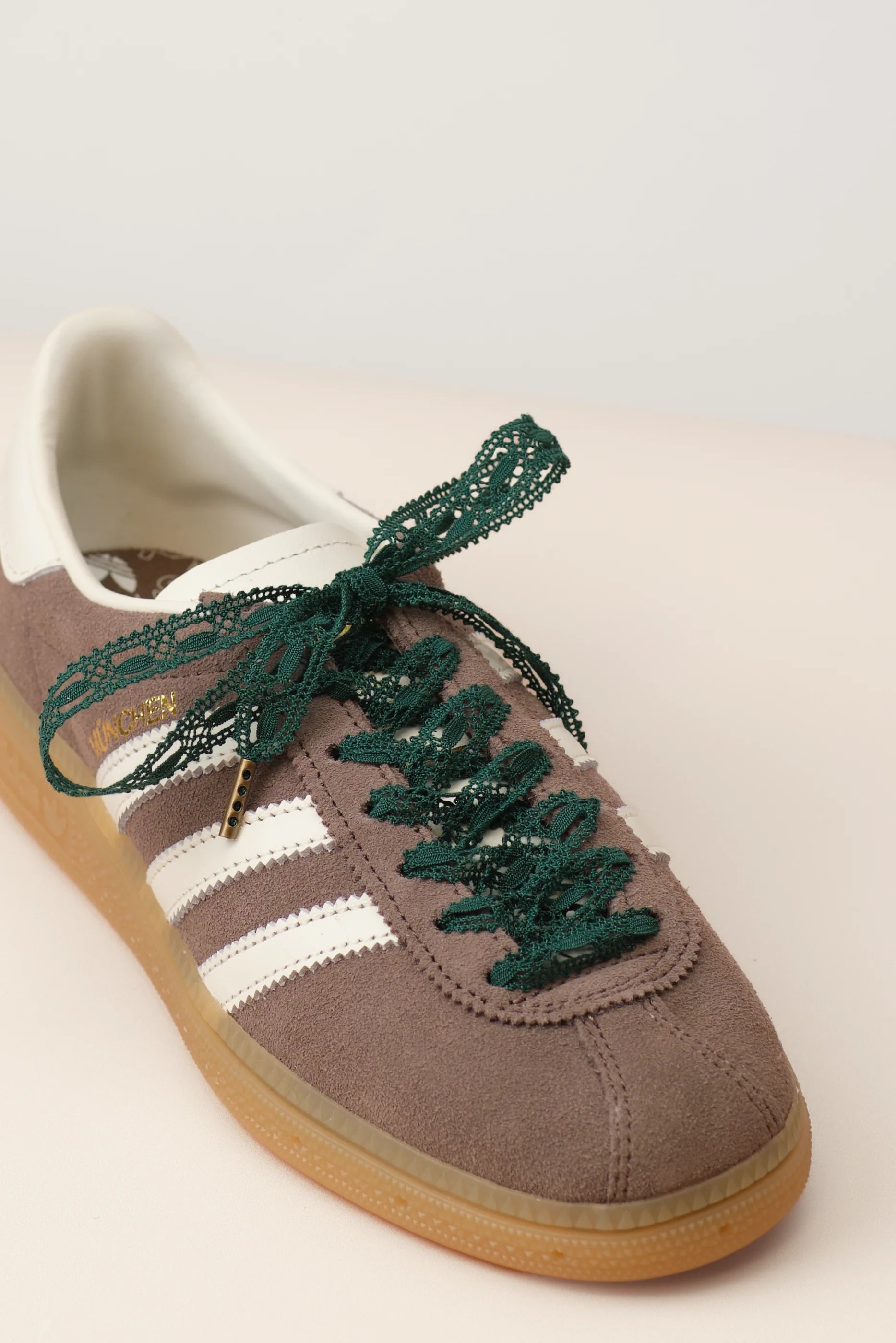 Senkels Grass Green Crochet Shoelaces