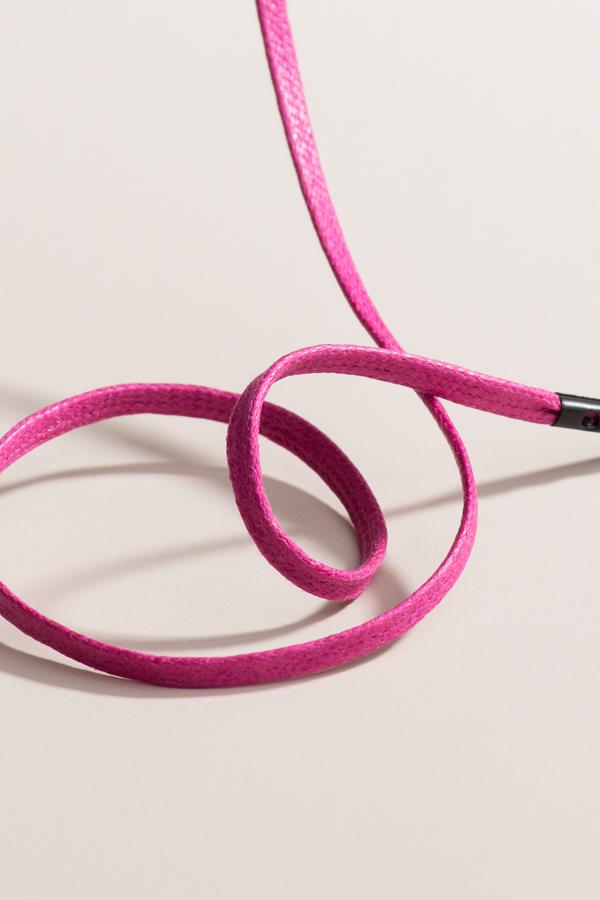 Hibiscus - 3mm Flat Waxed Shoelaces