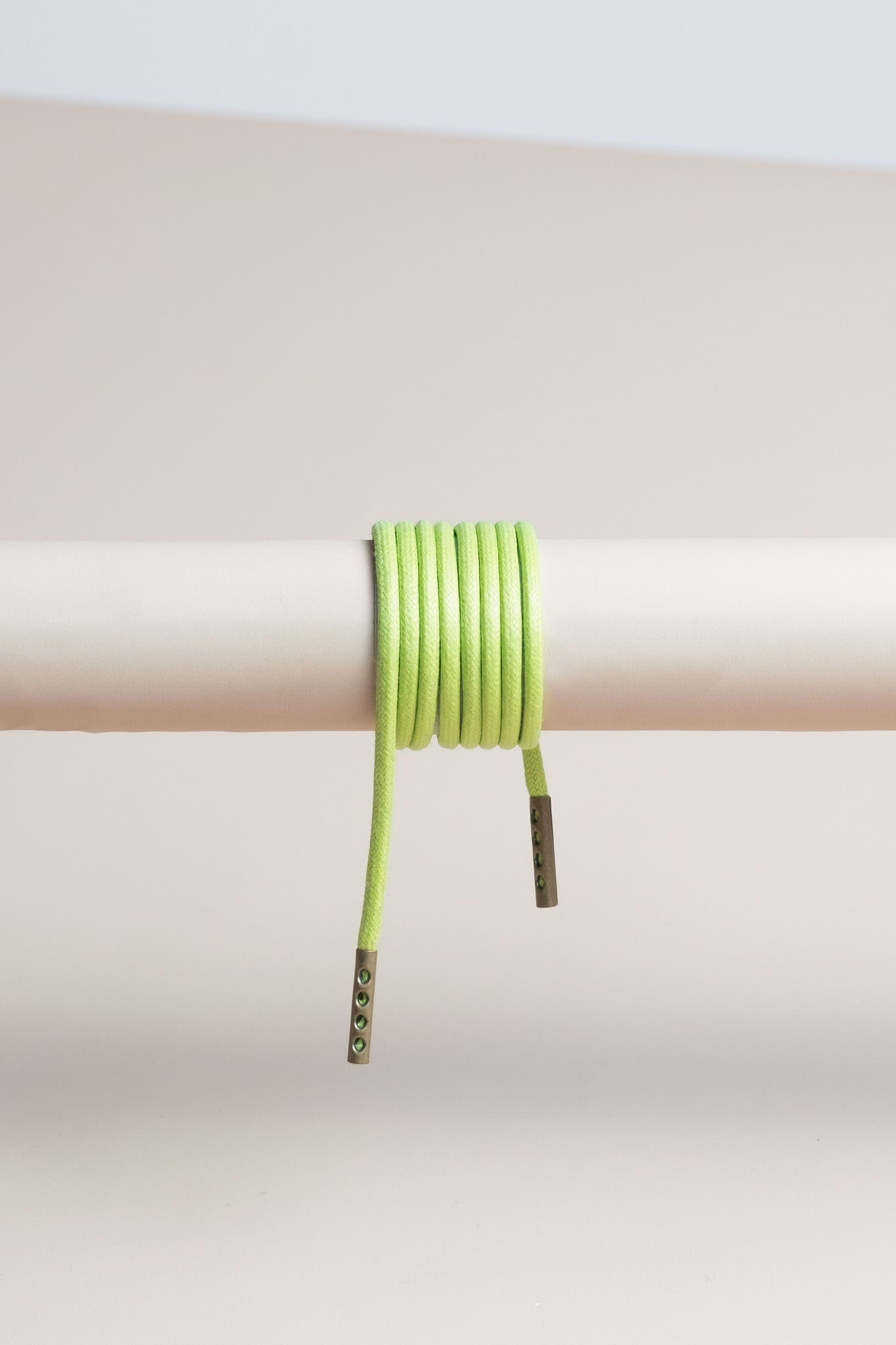 Pastel Green- Round Waxed Shoelaces | Senkels